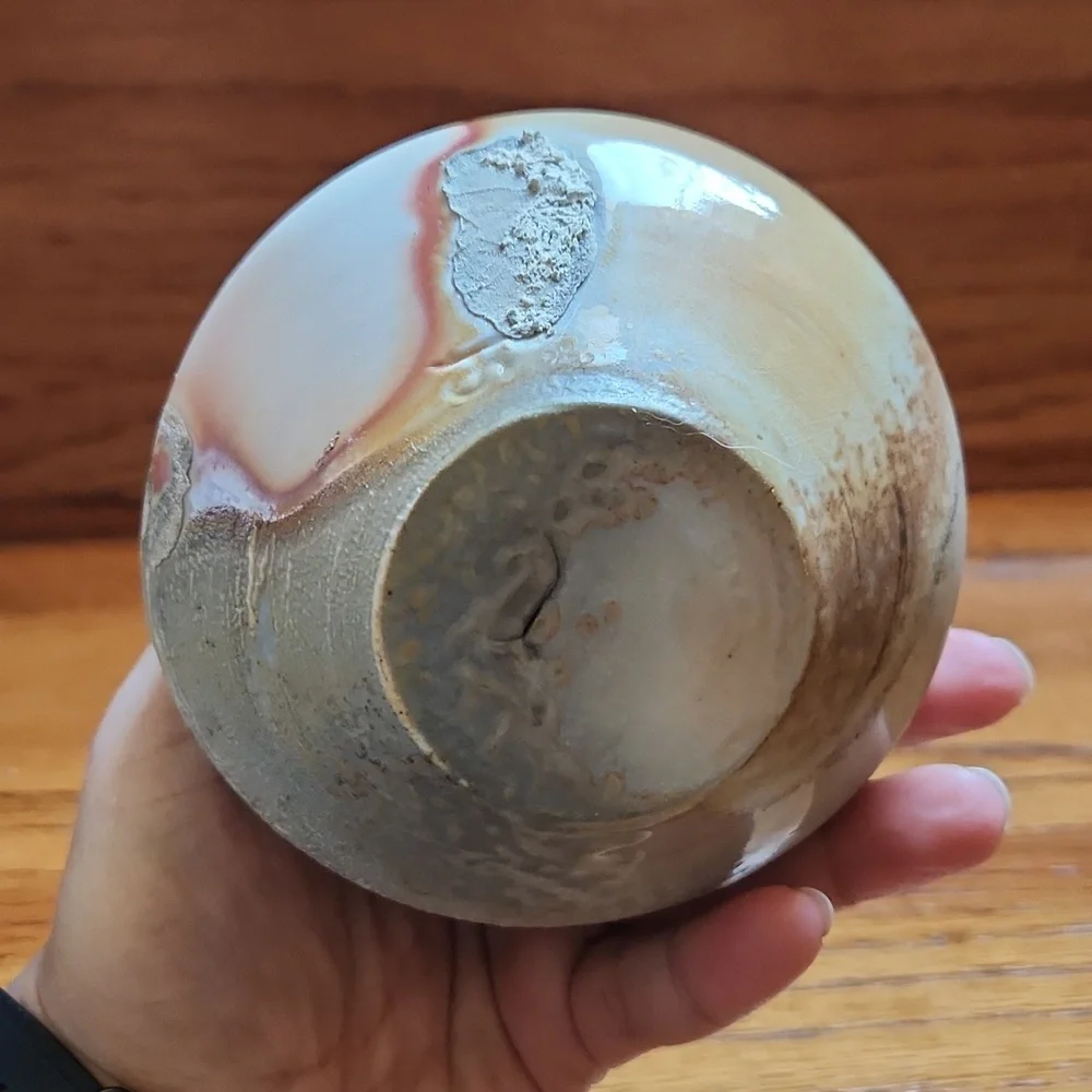 Handcrafted Ceramic Vase - Earth Tones - Picture 7 of 8